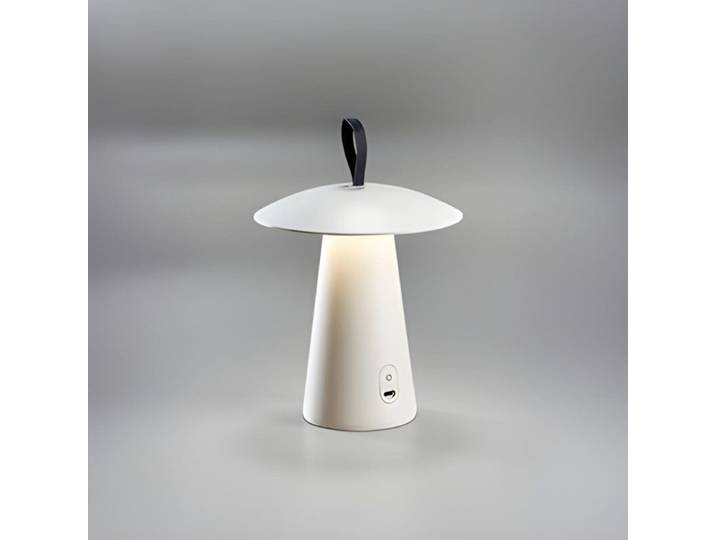 Lupia Licht Akku-Tischleuchte Buddy - Weiß Minimalistisch, Mode