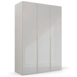 rauch ORANGE Kleiderschrank Purisma 151 x 223 cm Glas Seidengrau