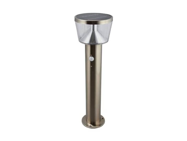 Lindby LED Lampe Solaire Antje (Moderne) en Gris Inox (1 lampe\,à)\, Eclairage Exterieur Jardin