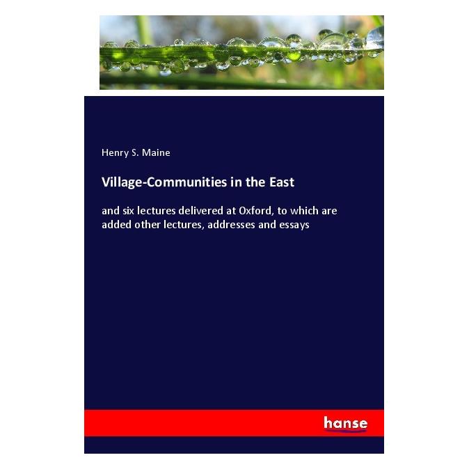 Hansebooks Village-Communities in the East (Softcover, Henry S. Maine) (56184847)