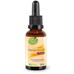 Kopp Vital ® Vitamin D3 + K2 Tropfen / 1000 IE / 20 μg / 50 ml / MK-7 / all-trans