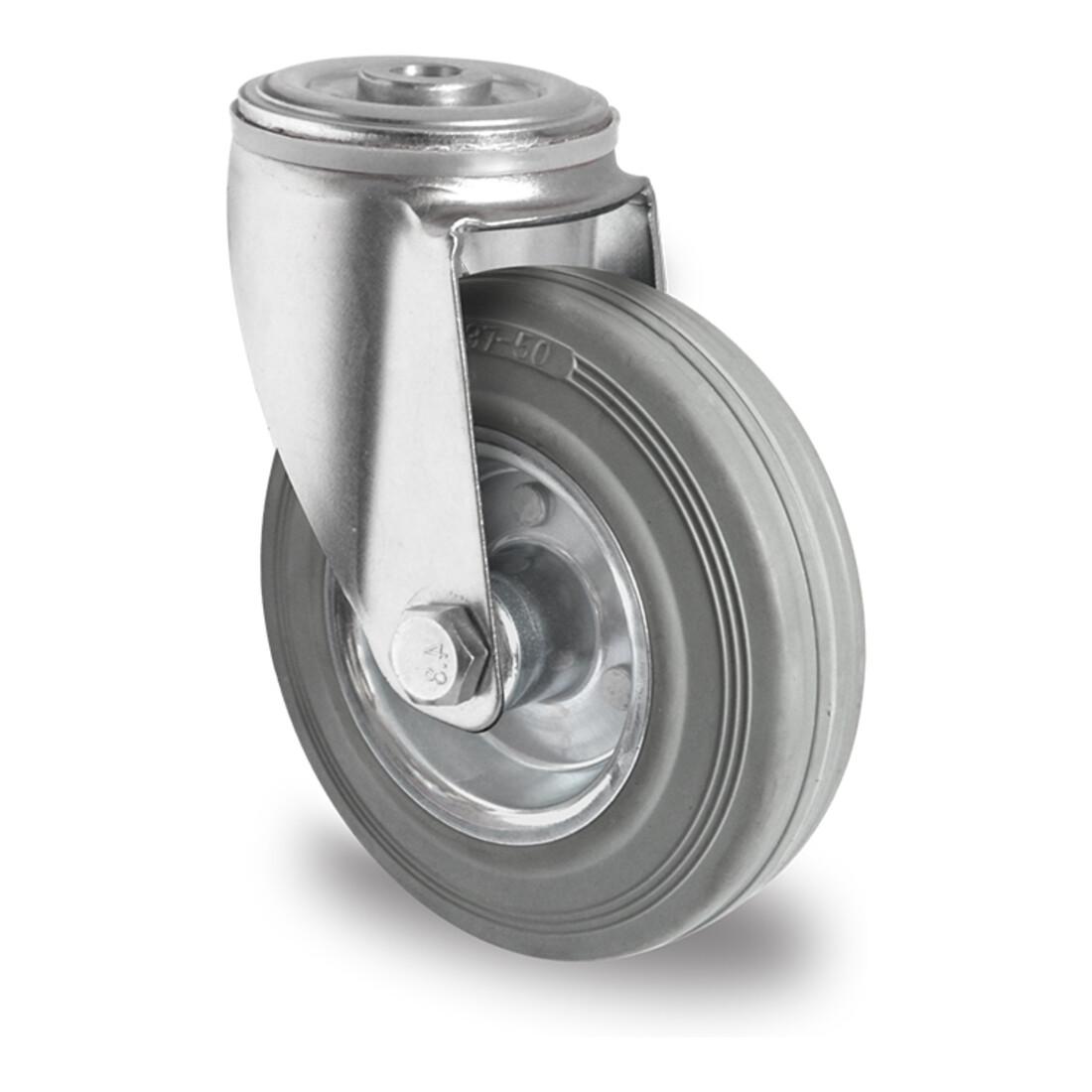 CASCOO Rückenlochlenkrolle ø 100 mm Serie SWR2 Rollenlager (HBH36W0100SWR2R0N)