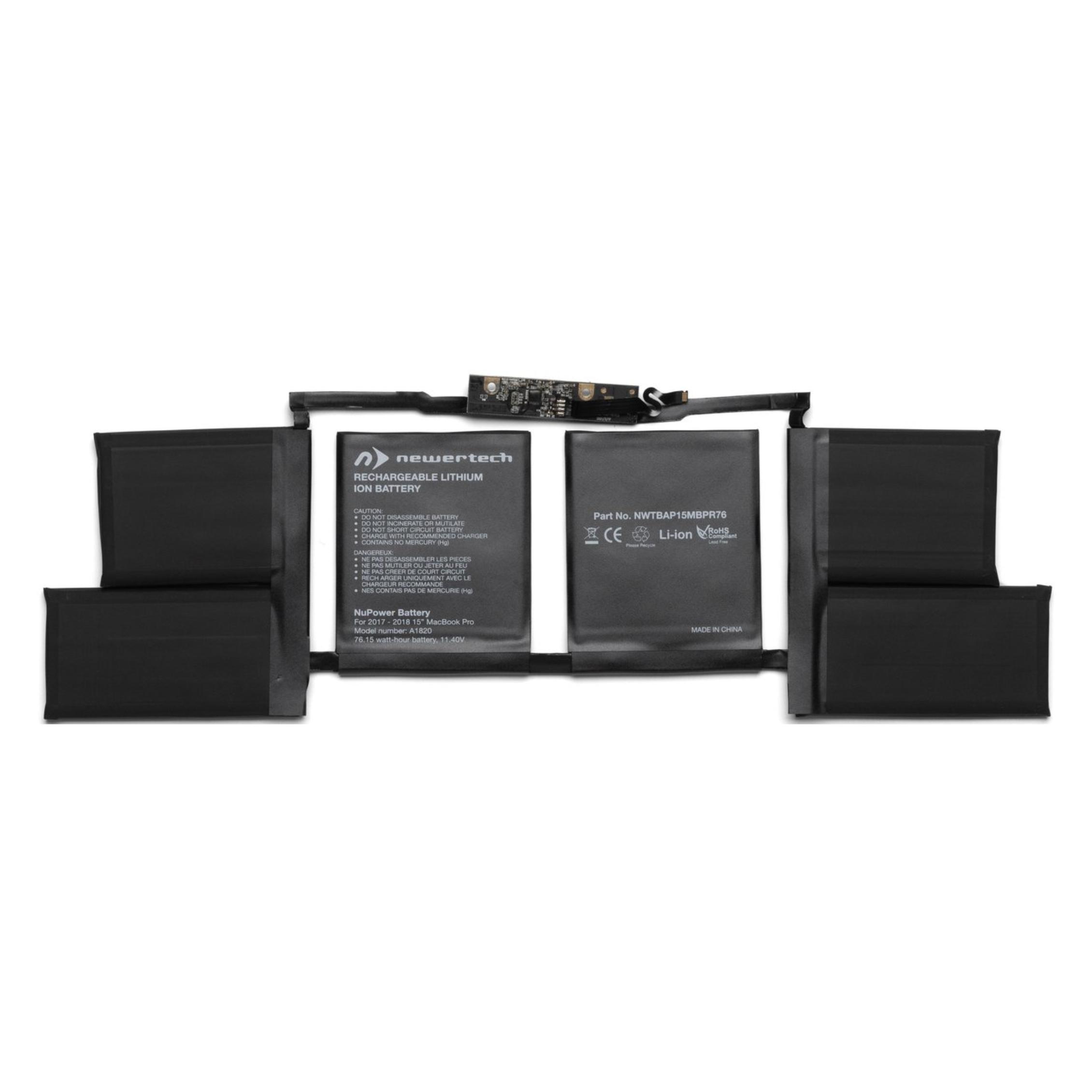 Newertech 76W NuPower Batterie für MBP15 (2016-2017) (6667 mAh) (NWTBAP15MBPR76)