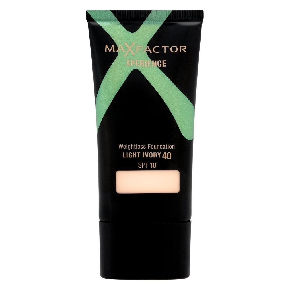 Max Factor Xperience Weightless Foundation Light Ivory 40 SPF 10 30ml (Helles Elfenbein) (45258498)