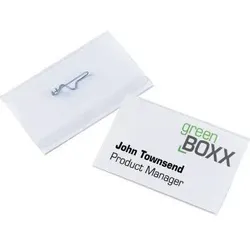 Durable Namensschild 800419 90x54mm Kunststoff tr 50 St./Pack.