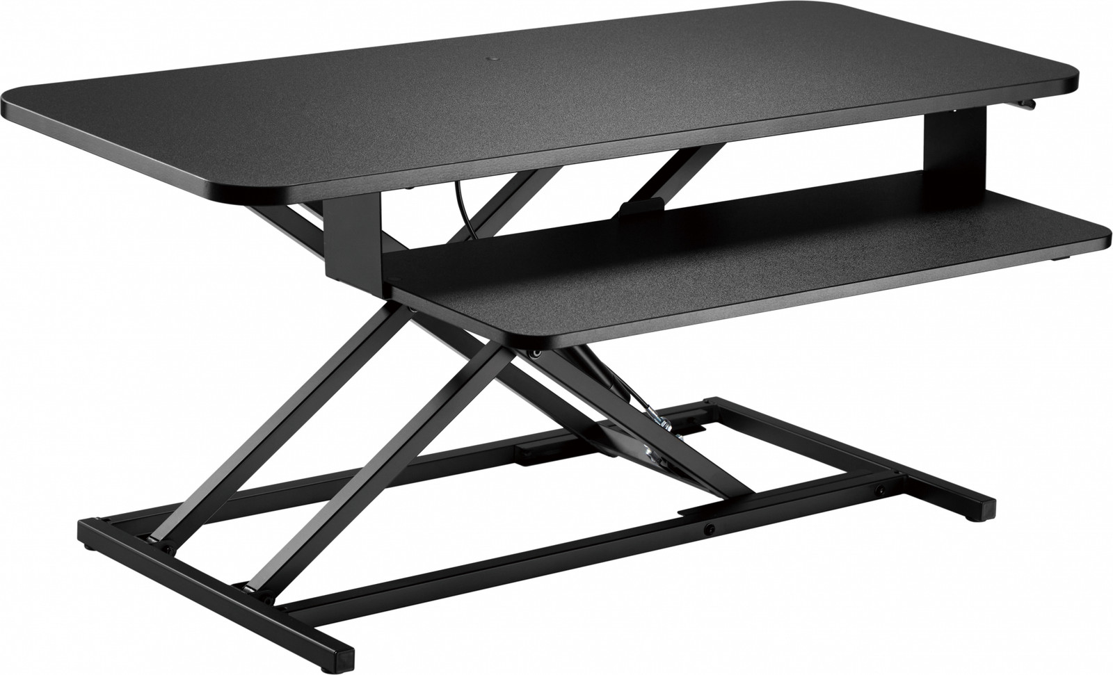 VDD Ergonomisch zit-sta bureau verhoger met verstelbare hoogte, Breedte: 95 cm