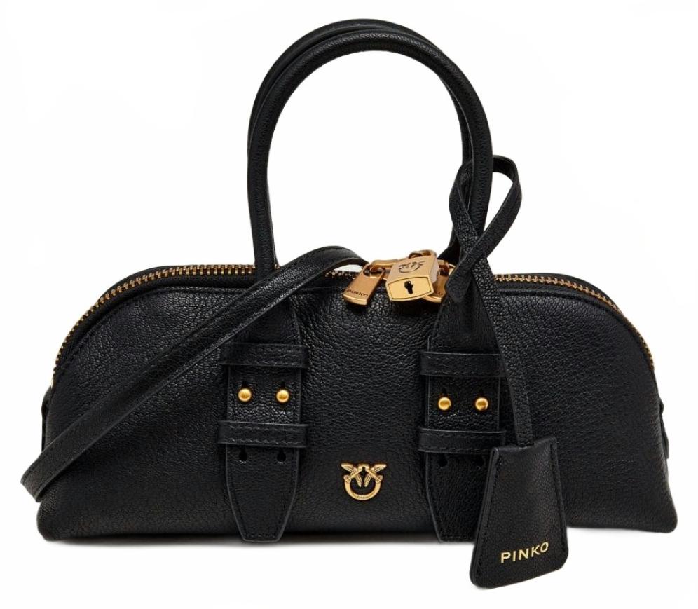 PINKO 105334 A3CX BOWLING BAG HORIZONTAL Schwarz