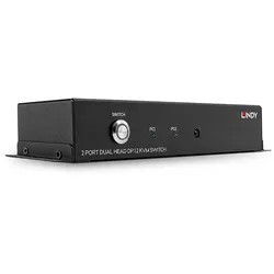 Lindy 39306 Tastatur/Video/Maus (KVM)-Switch Schwarz