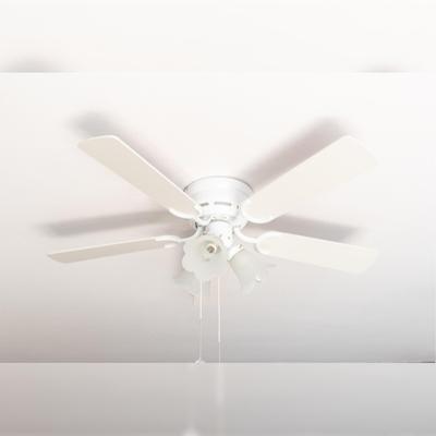 Pepeo Deckenventilator Kisa Deluxe WE Weiß / Ahorn mit Licht 105