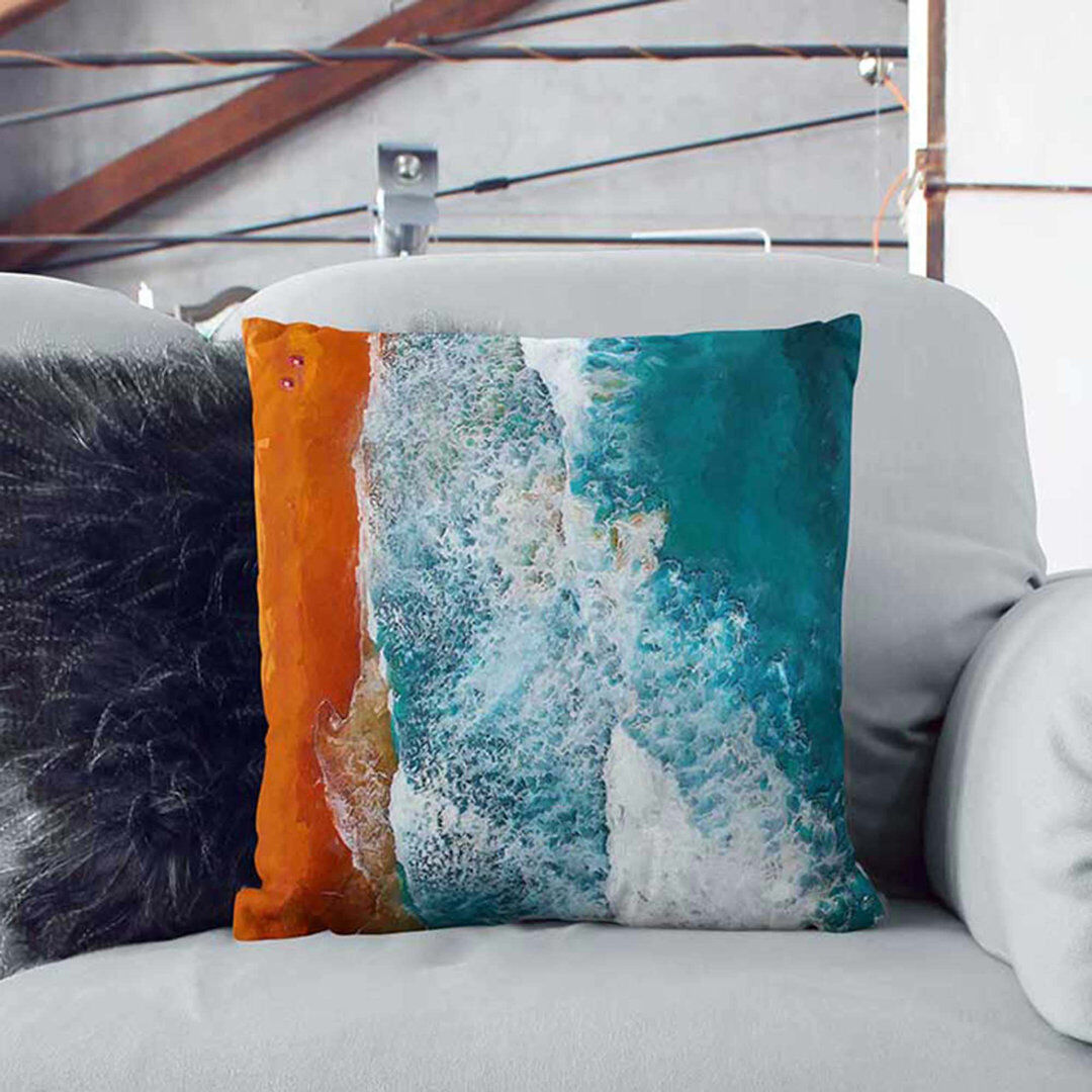 East Urban Home Square Cushion White 55 x 55 cm