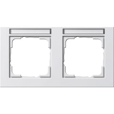 Gira Abdeckrahmen 2f rws/matt 109222