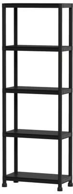 Costway 5-Tier Heavy-Duty Plastic Storage Shelves Freestanding Garage Shelving Unit