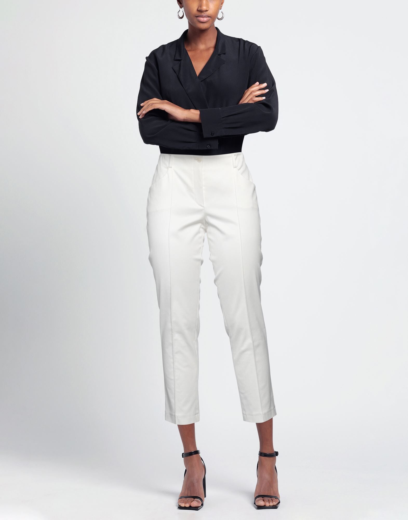 Thomas Rath Pantalones Mujer Blanco 46 Mujer