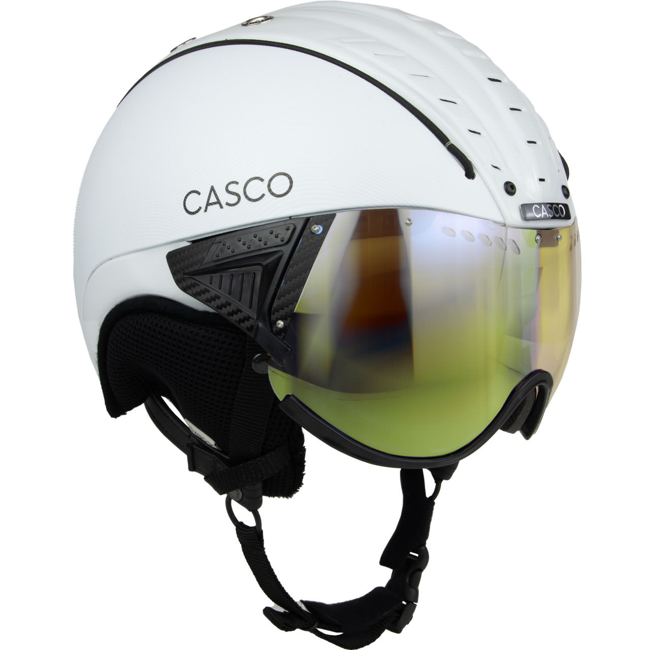 Casco SP-2 Prime Structure white - Visier Carbonic - M = 55 - 57 cm