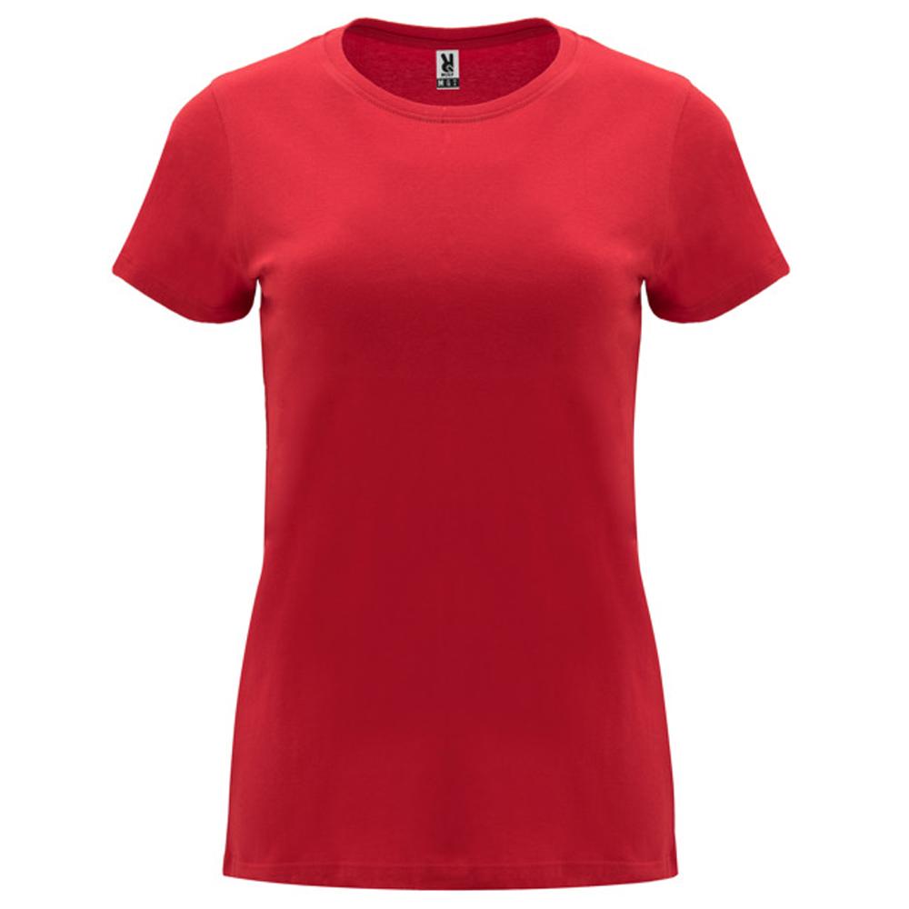 Roly Dames/Dames Capri T-Shirt (Rood)