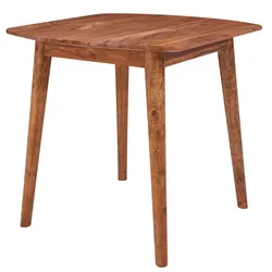 Sheeshamholz Esszimmertisch, robust und langlebig im Landhausstil. 80x80x78 cm | Kadima Design