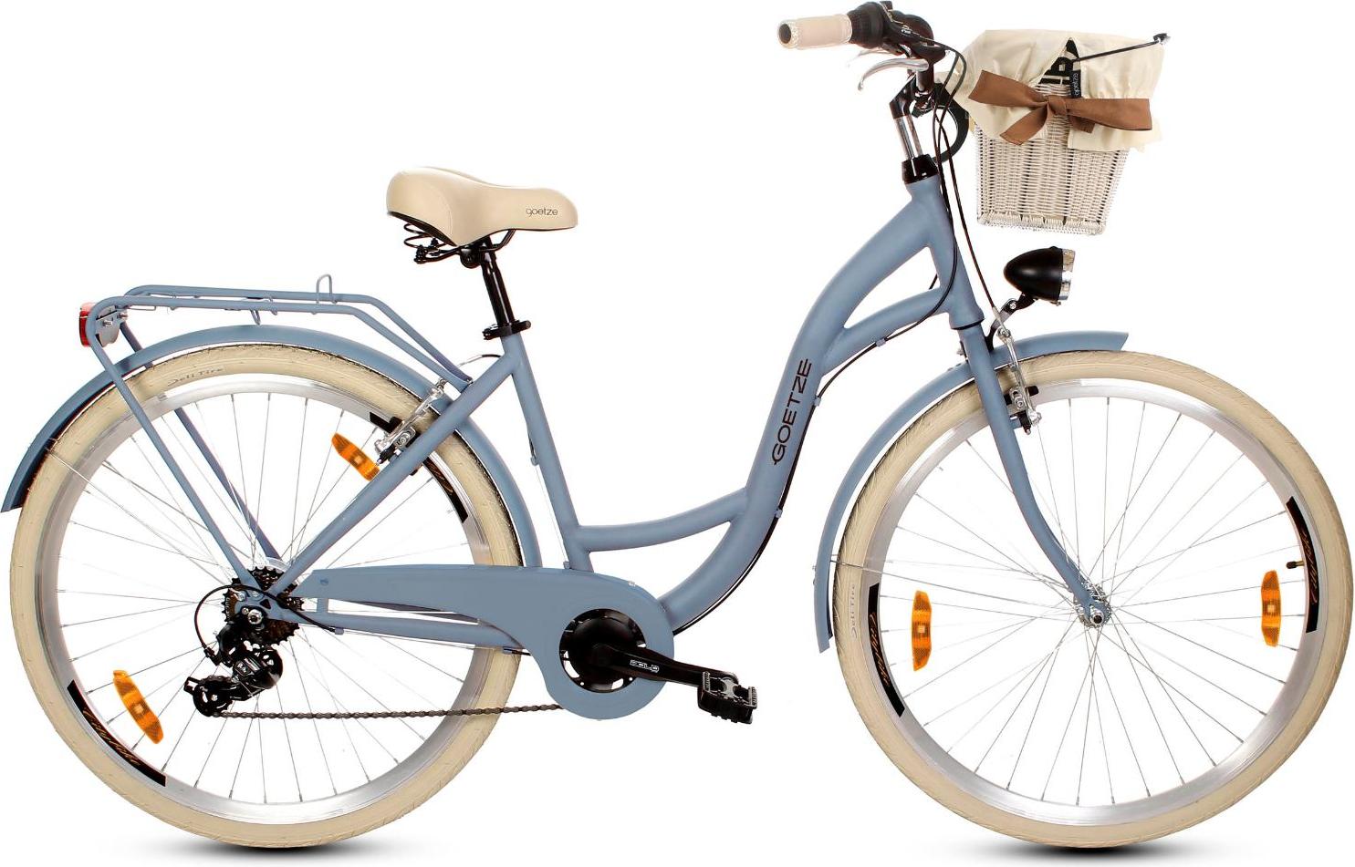 Goetze Mood 28", Stadtrad, Erwachsene, Weiblich, Senkrecht, 45,7 cm (18"), Blau