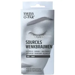 Swiss O Par, Augenbrauenfarbe, Professionelles Augenbrauentönungsset (Schwarz)