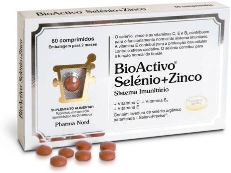 Bioactivo Selénio + Zinco 60 comprimidos
