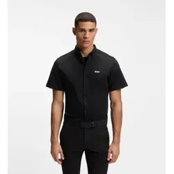 BOSS für Herren. 50555951 Motion Shirt schwarz (S), Lässig, Baumwolle, Kurzarm