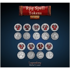 Drawlab Entertainment RPG Spell Tokens Red (22 Stück) 286384