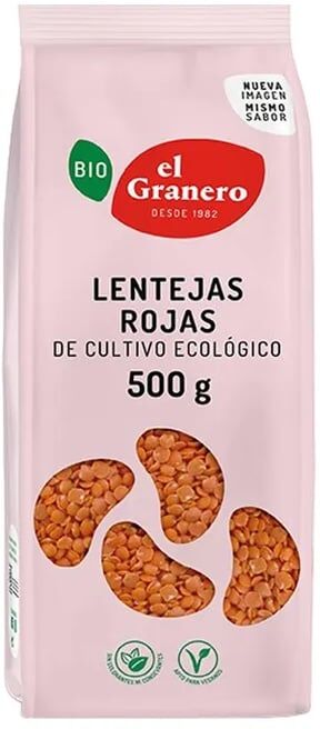 El Granero Integral Lentilhas Vermelhas Bio 500g