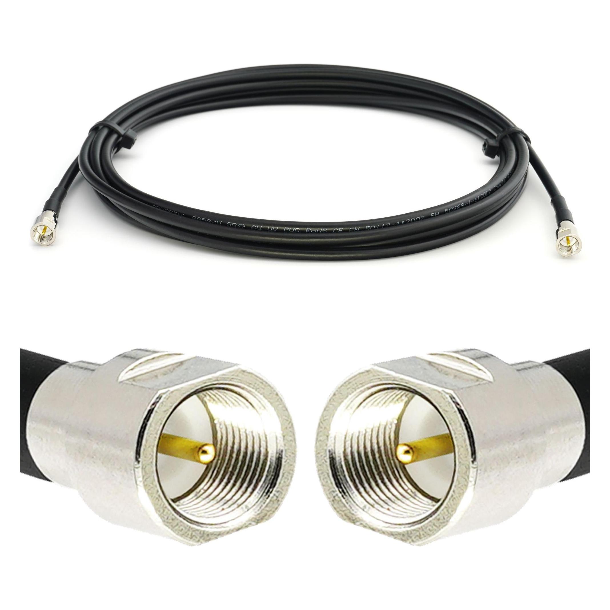 Rangeful FME Male to FME Male 3m RG58/U Coaxial Cable RG58-FMEM-FMEM-3 (RG58-FMEM-FMEM-3)
