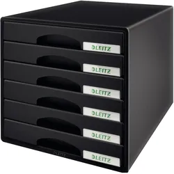 Leitz, Dokumentenablage, Schubladenbox Plus 6 Schübe (A4)