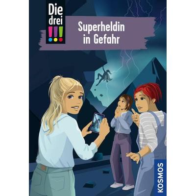 Die drei !!!, 105, Superheldin in Gefahr, Gebundene Ausgabe von Ann-Katrin Heger, Kosmos, 978-3-440-17705-1