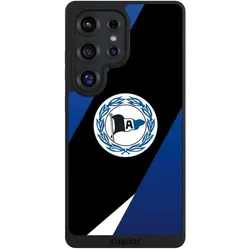 Nivocase Handyhülle für Samsung Galaxy S25 Ultra Hülle NIVOpure Case Schwarz Arminia Bielefeld DSC (Samsung Galaxy S25 Ultra), Smartphone Hülle, Schwarz