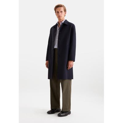 Parka SEIDENSTICKER, Herren, Gr. L, dunkelblau, 50% Wolle, 35% Polyester, 10% Polyamid, 5% Sonstige Fasern, unifarben, Jacken Parka