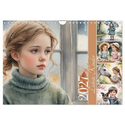Liebste Kinder (Wandkalender 2027 DIN A4 quer), CALVENDO Monatskalender