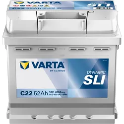 VARTA C22 Blue Dynamic 52Ah 470A Autobatterie 552 400 047