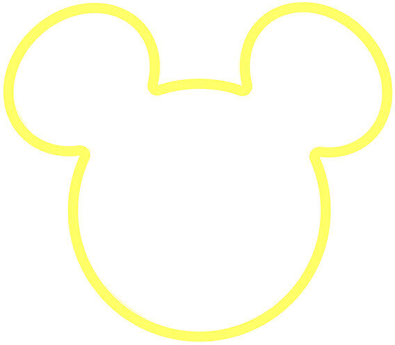 LUZ DECOR YELLOWPOP MICKEY EARS