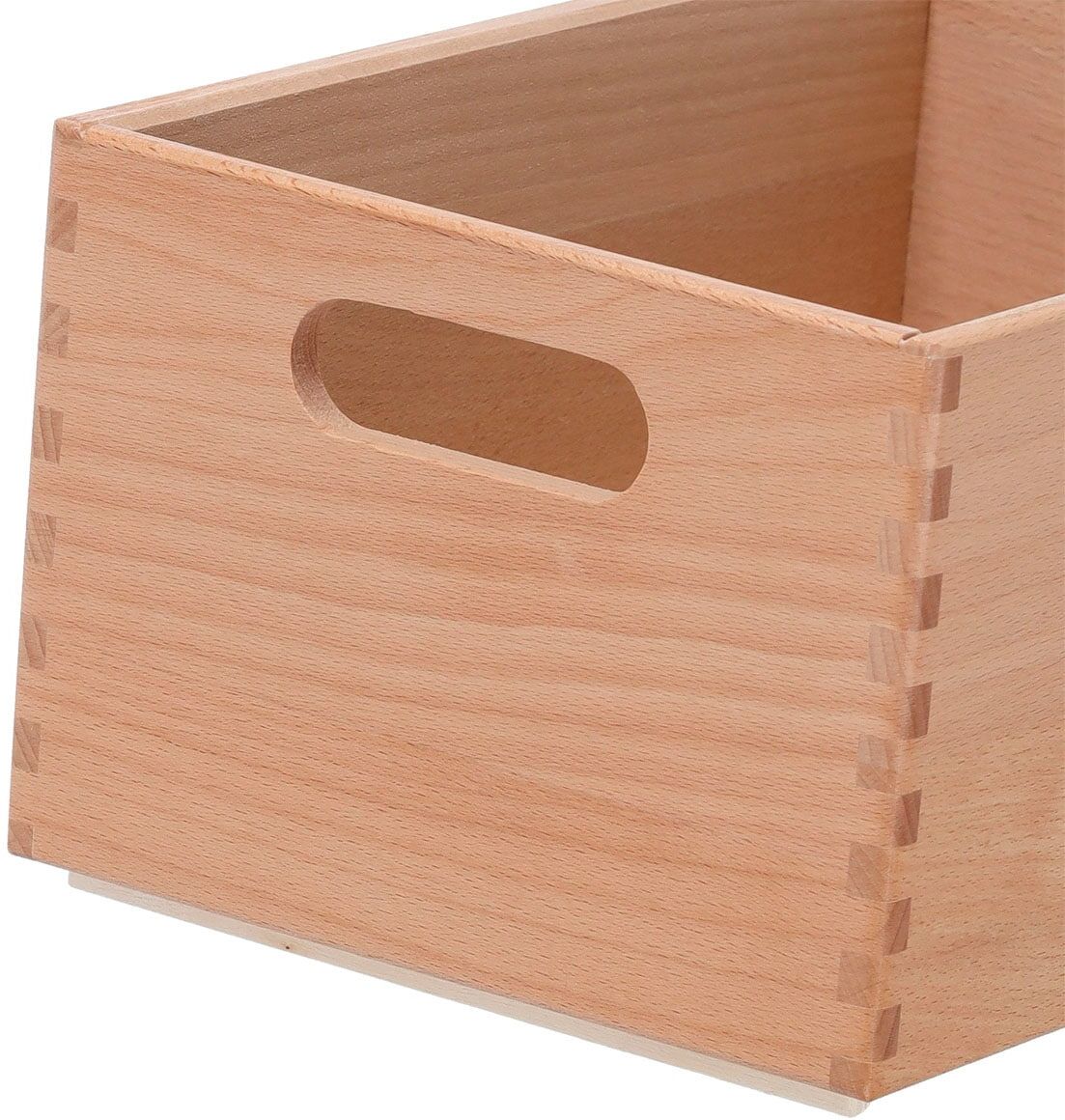 Holzkiste ZELLER PRESENT, beige (natur), B:30cm H:15cm T:20cm, Massivholz, Aufbewahrungsboxen, Holzkiste, für jeden Bedarf natur B/H/T: 30cm x 15cm x 20cm