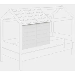 Paidi Wandpaneel Tiny House 2er Set Dekor Weiß