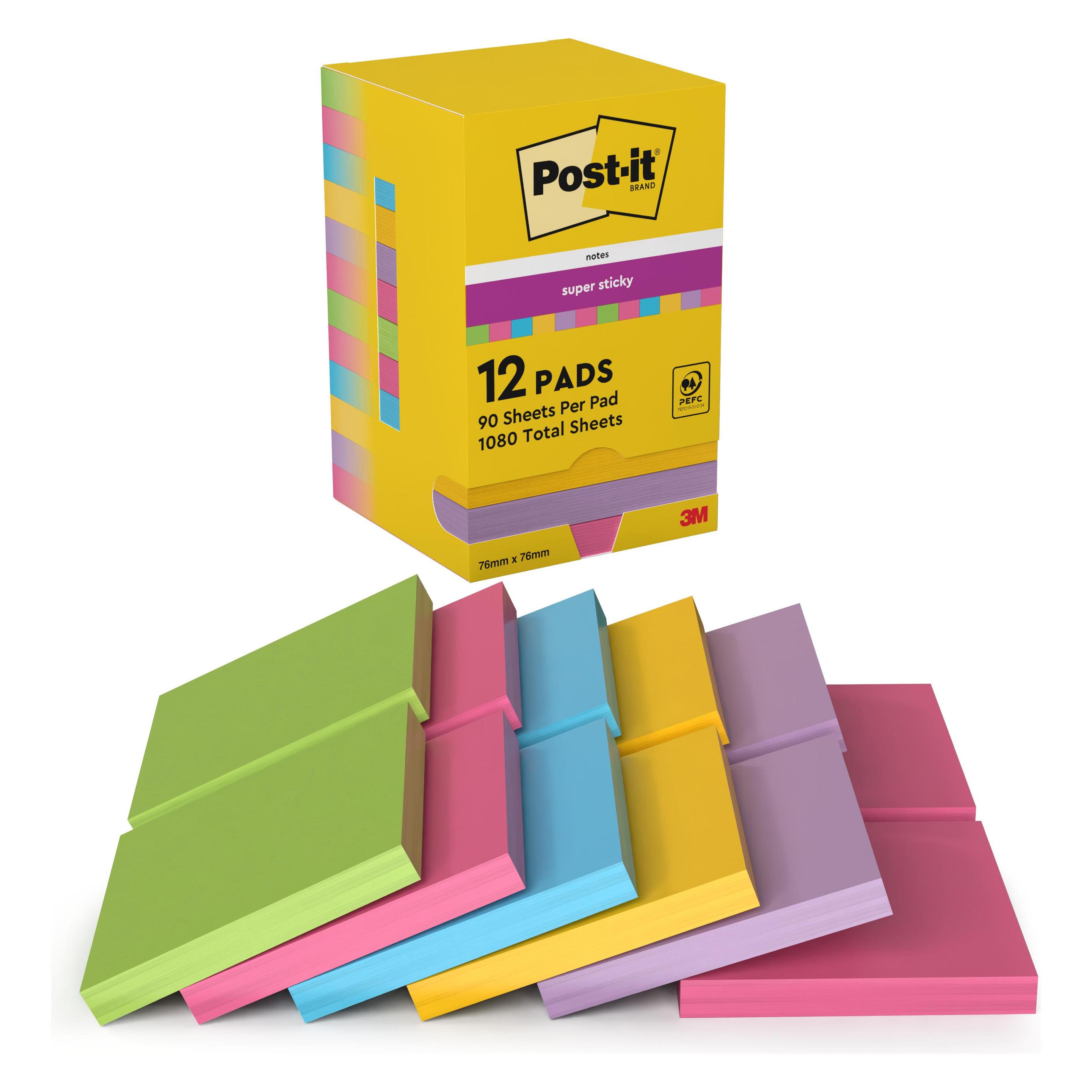 Post-it Notizzettel (76 x 76 mm) (654-12SS-UC)