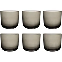 WASSERGLÄSER Like Glass Smoke 280 ml 6er Set