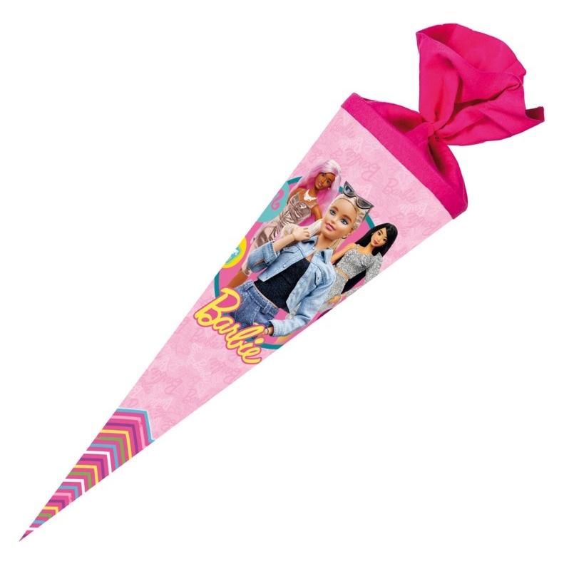Nestler Schultüte Barbie Casual Chic 70cm mit Filzverschluss (70 cm, 1x) (71363619)