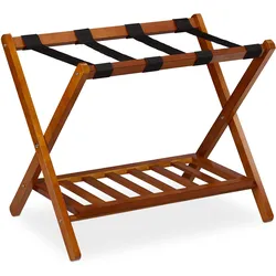 Relaxdays, Garderobe + Kleiderstange, Kofferständer