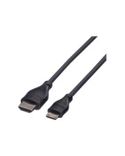 ROLINE GREEN HDMI High-Speed Kabel+Eth. A C ST/ST 2m Kabel Digital/Display/Video Netzwerk 2 m (11.44.5580)