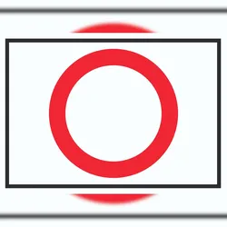 HB-Druck Durchfahrt verboten Symbol Schild A6 (105x148mm)