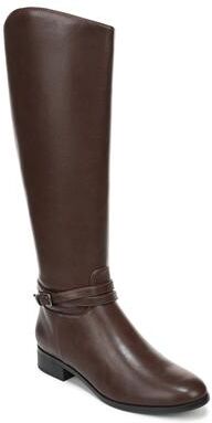 Women's Scout Knee High Boot by LifeStride in Dark Brown (Size 5 M)