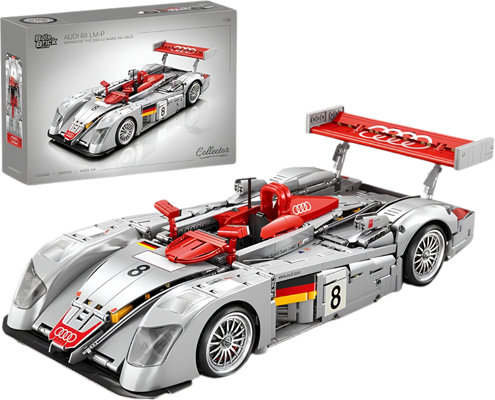 Bole Brick YC-23044 - Bole Brick Audi R8 LMP 2000 Le Mans Rennwagen