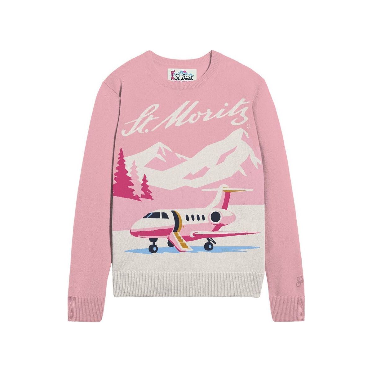 MC2 Saint Barth NEW Queen C NEW Crewneck Sweater st moritz plane 21 (04438M) M QUE001804438M-04438M-M
