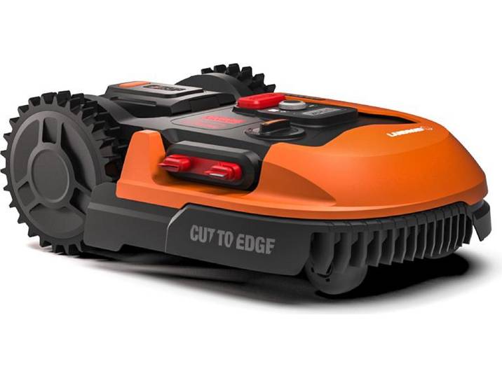 Worx WR148E\, tondeuse robotisée\, 800 m²\, lames\, 2 roues/roues\, 63 dB\, IPX5
