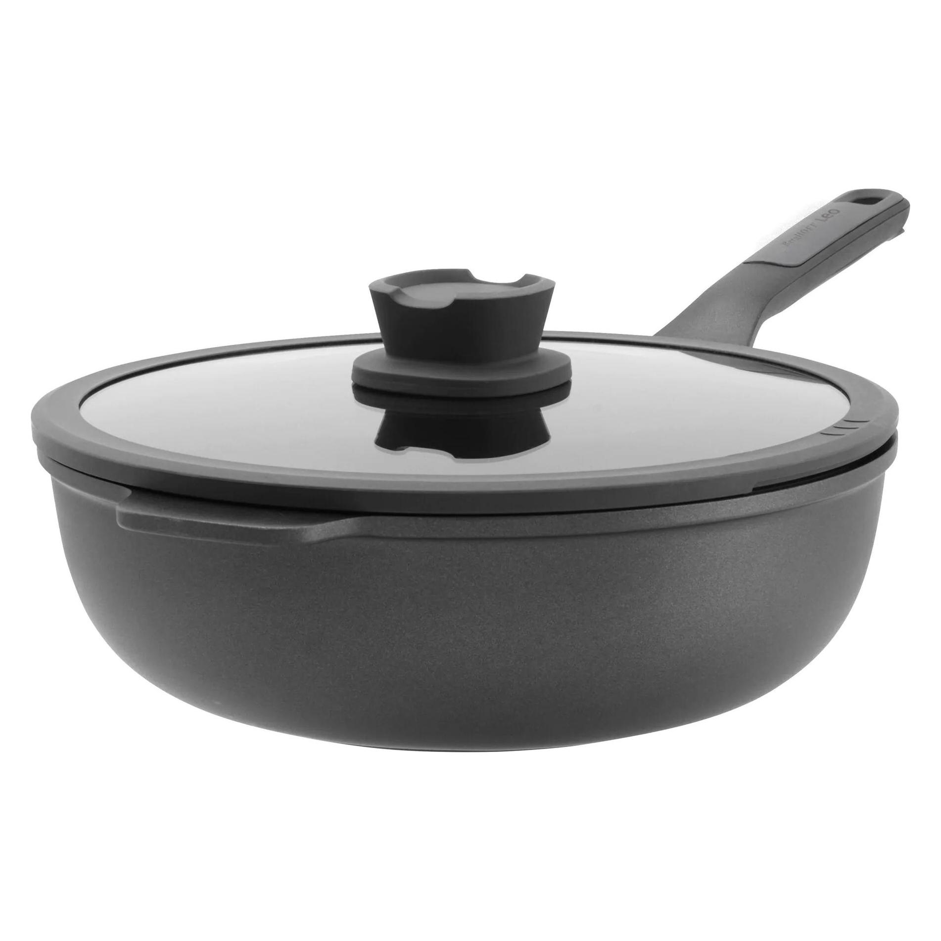BergHoff Wok antikleef met deksel 28cm (3950596) (Wok Pfanne, Aluminium, Aluminiumguss, Gusseisen, 28 x 14 cm) (3950596)