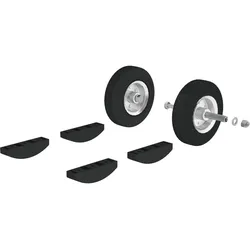 Munk, Leiter + Gerüst, Rollensatz elektrisch ableitfähig Arbeitspodest fahrbar