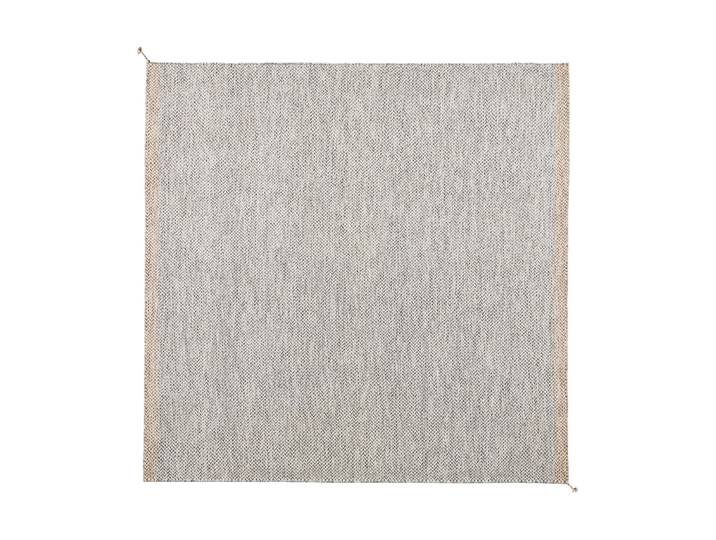 Muuto Ply wollen vloerkleed 240x240 cm Black-white