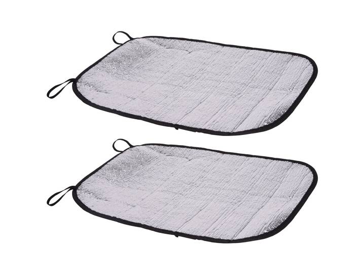 Alu Sitzkissen, 2er-Set, Thermo-Sitzmatte, je 35 x 44 cm